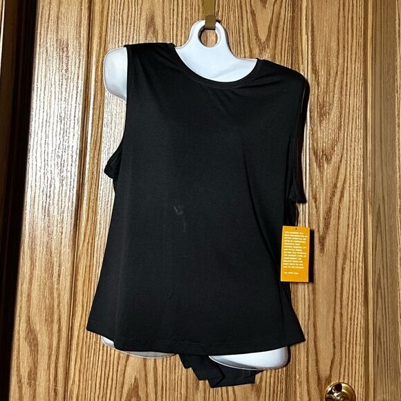 NWT women’s black Avia muscle t shirt - Picture 3 of 6